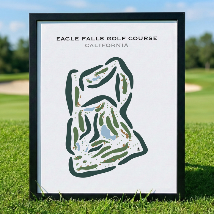 Eagle Falls Golf Course, California - Printed Golf Courses