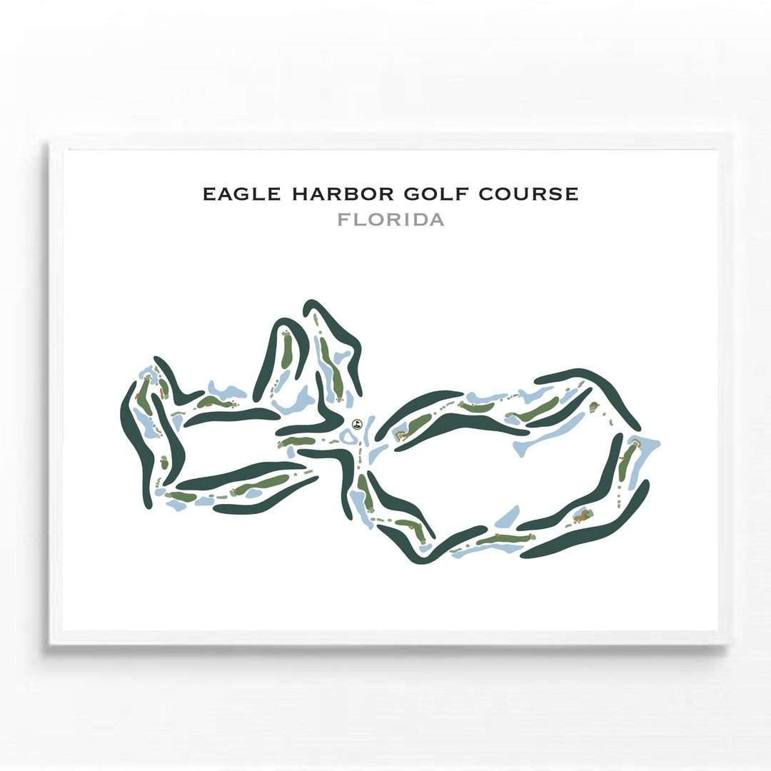 Eagle Harbor Golf Course, Florida - Printed Golf Courses