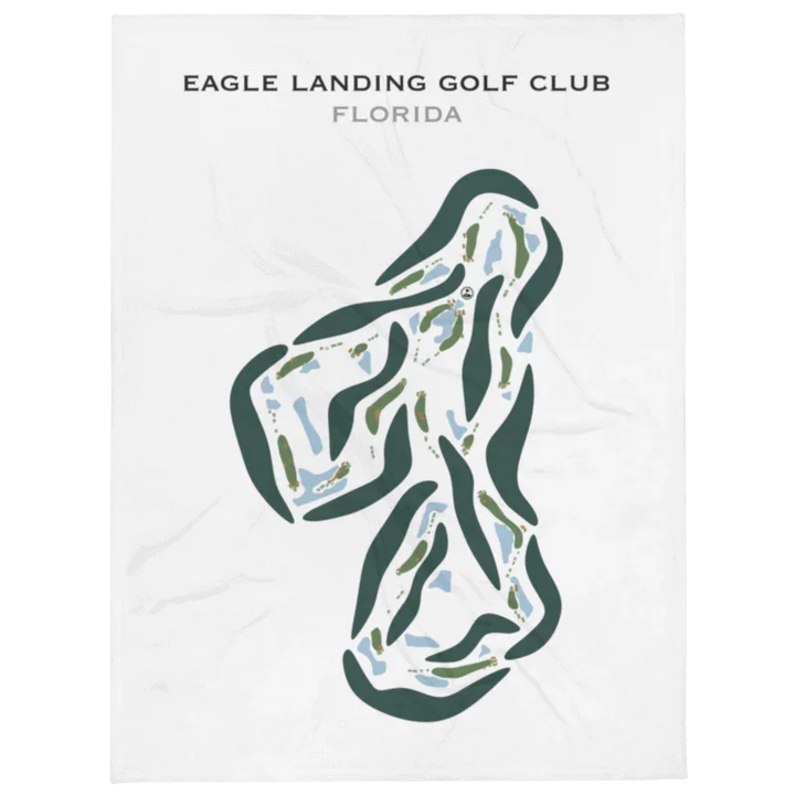 Eagle Landing Golf Course, Florida - Printed Golf Courses