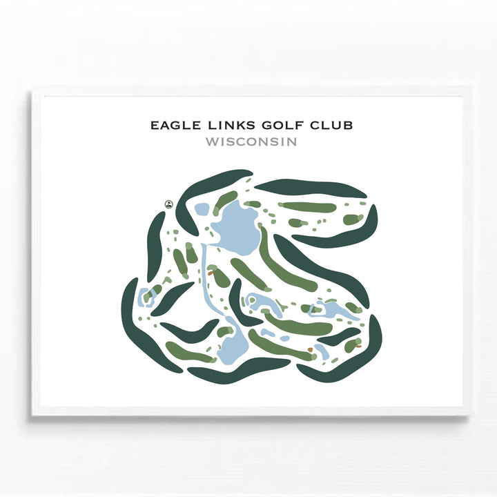 Eagle Links Golf Club, Wisconsin - Printed Golf Courses
