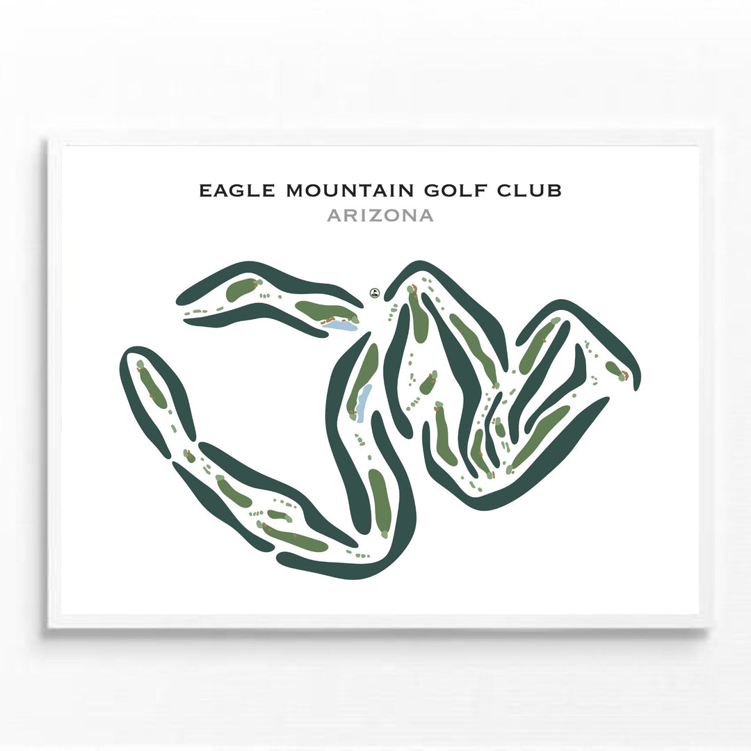 Eagle Mountain Golf Club, Arizona - Printed Golf Courses