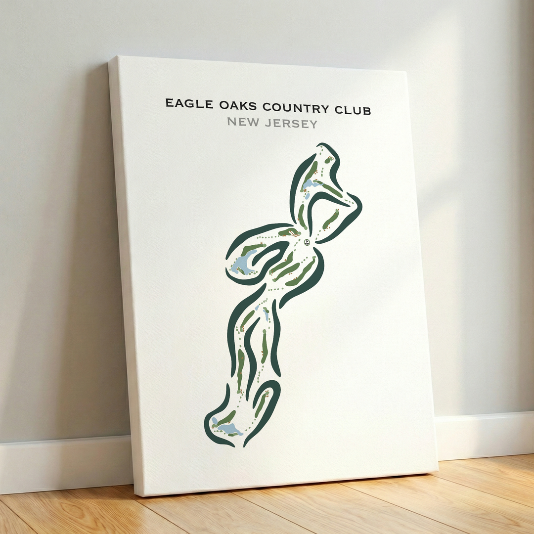 Eagle Oaks Country Club, New Jersey - Printed Golf Courses