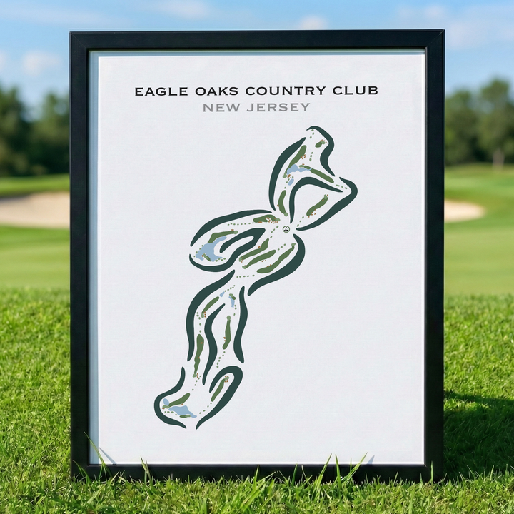 Eagle Oaks Country Club, New Jersey - Printed Golf Courses