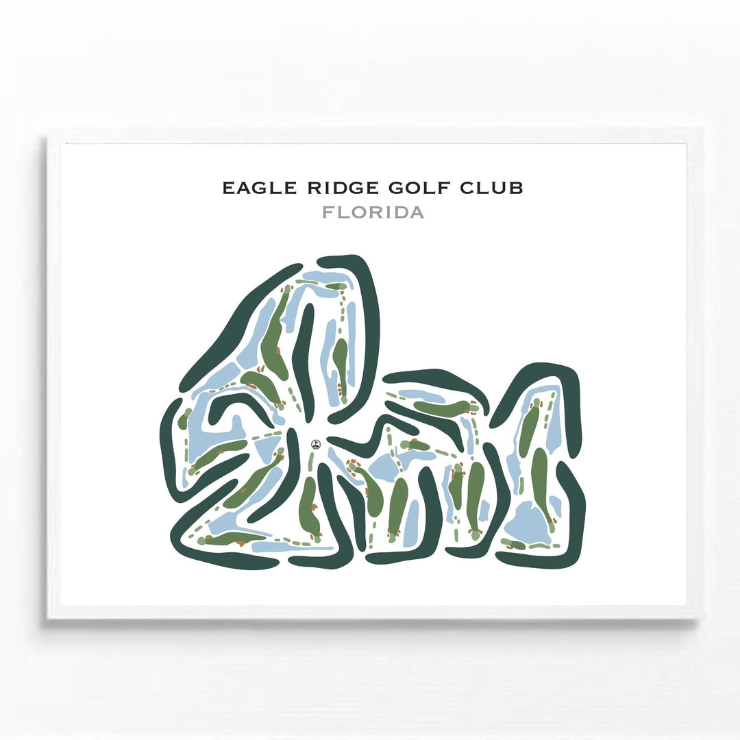 Eagle Ridge Golf Club, Florida - Printed Golf Courses