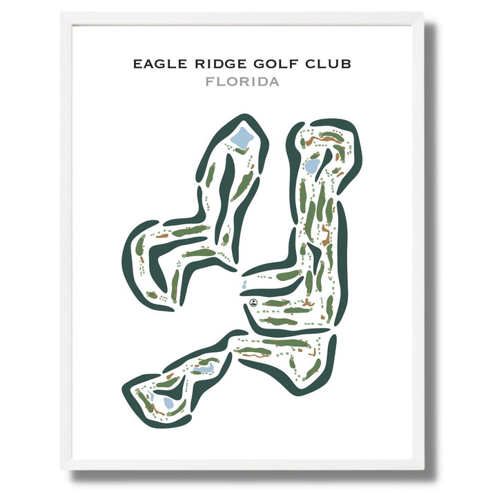 Eagle Ridge Golf Club - Summerfield, Florida - Printed Golf Courses