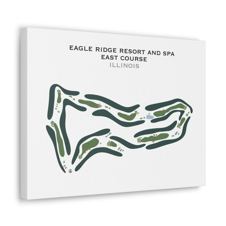 Eagle Ridge Resort & Spa, East Course, Illinois - Printed Golf Course