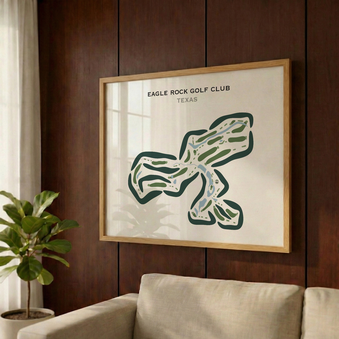 Eagle Rock Golf Club, Texas - Printed Golf Courses
