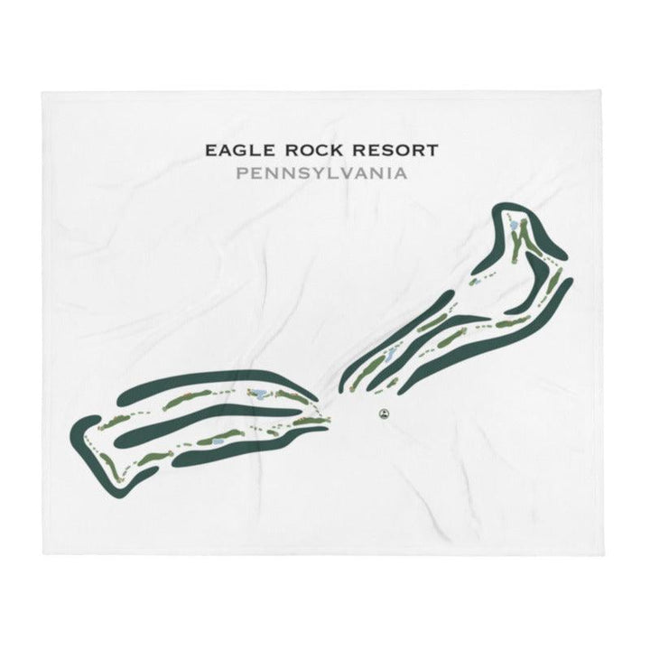 Eagle Rock Resort, Pennsylvania - Printed Golf Course