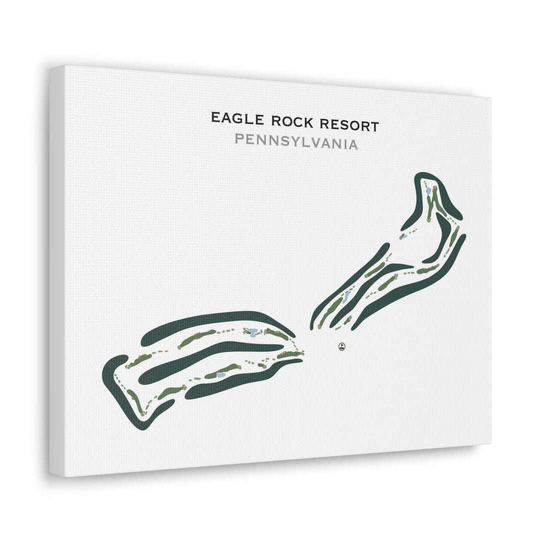 Eagle Rock Resort, Pennsylvania - Printed Golf Course