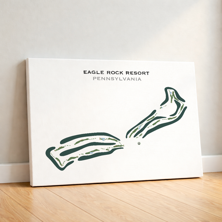 Eagle Rock Resort, Pennsylvania - Printed Golf Course