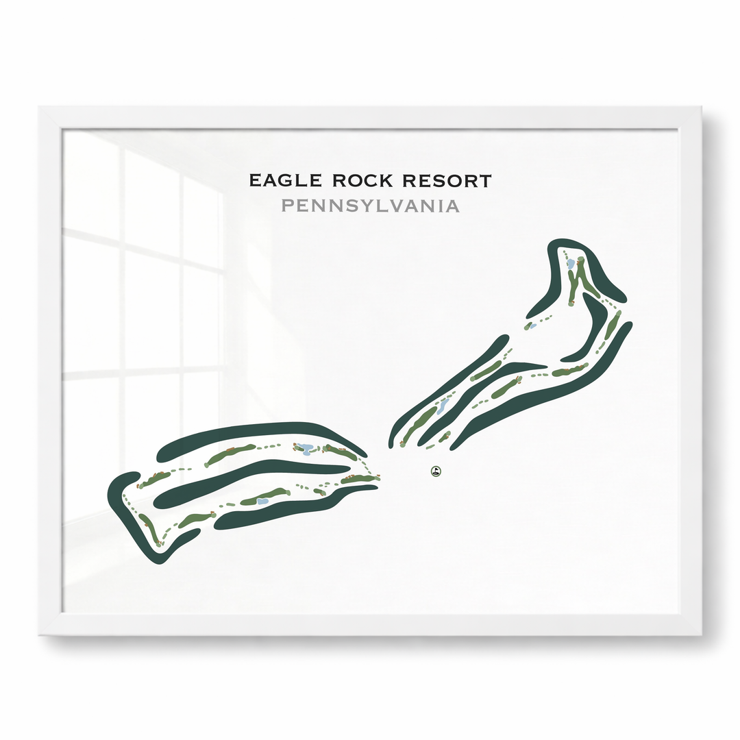 Eagle Rock Resort, Pennsylvania - Printed Golf Course