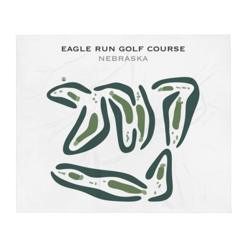 Eagle Run Golf Course, Nebraska - Printed Golf Courses