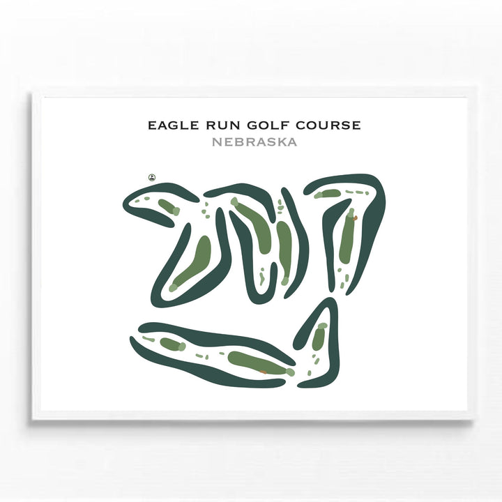 Eagle Run Golf Course, Nebraska - Printed Golf Courses