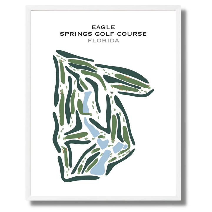 Eagle Springs Golf Course, Florida - Printed Golf Course