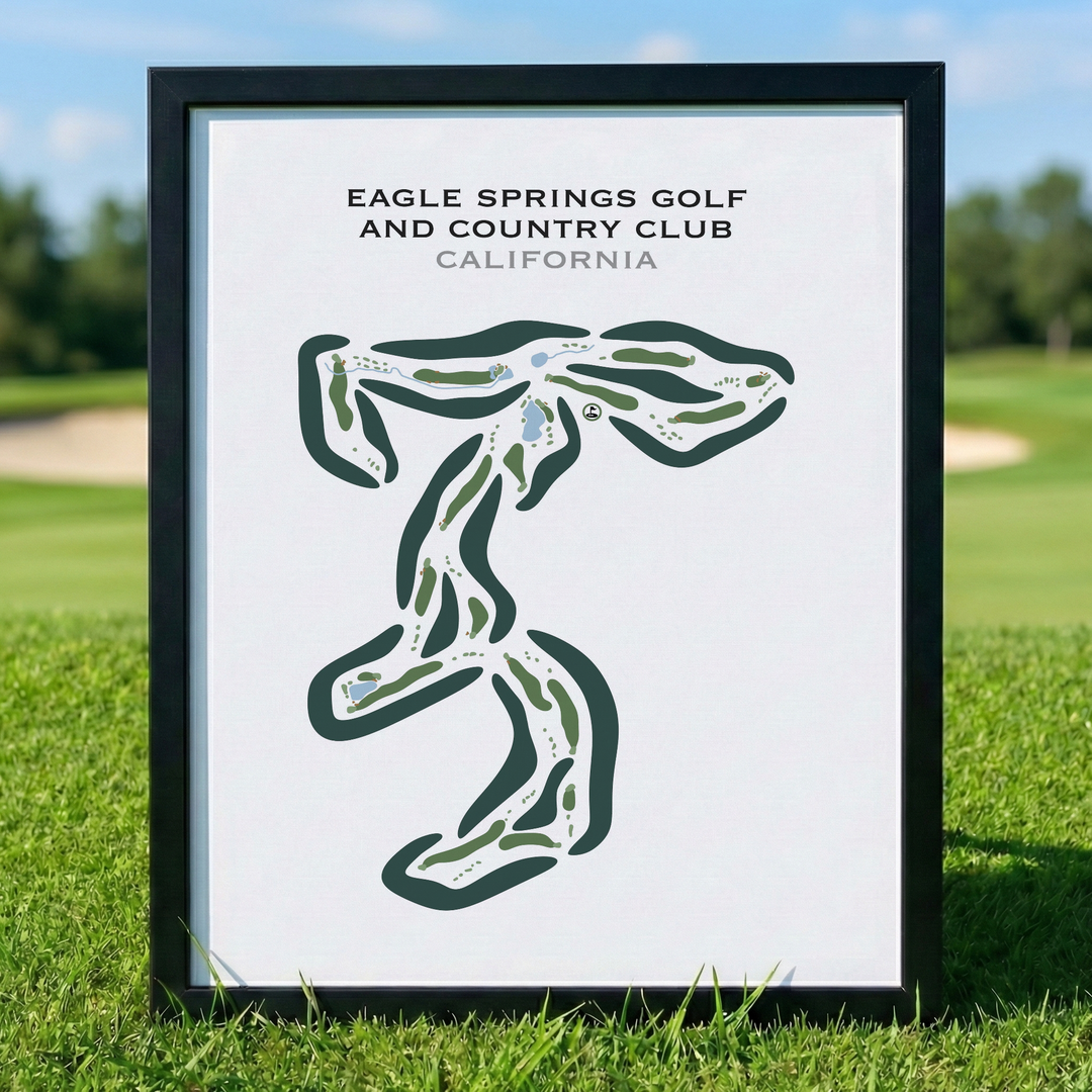 Eagle Springs Golf & Country Club, California - Printed Golf Courses