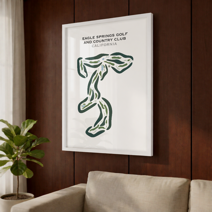Eagle Springs Golf & Country Club, California - Printed Golf Courses