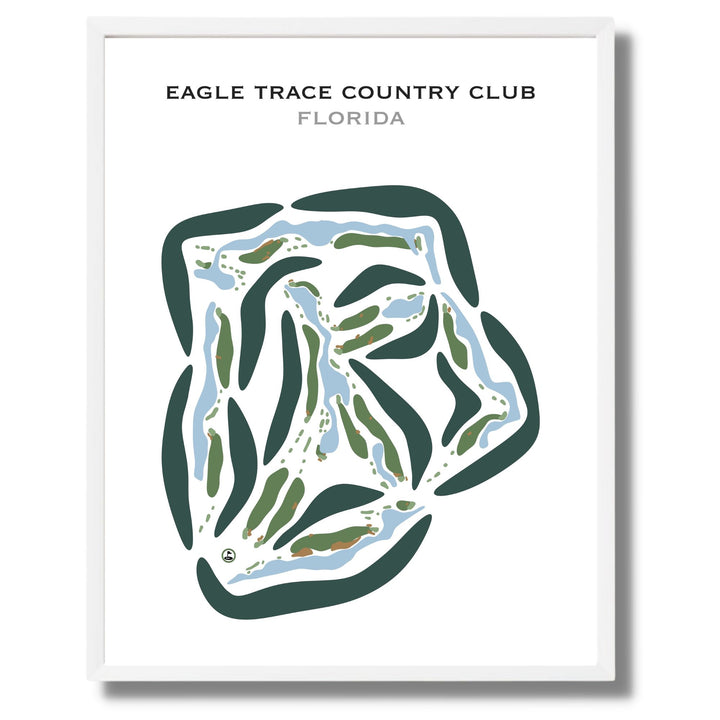 Eagle Trace Golf Club, Florida - Printed Golf Courses