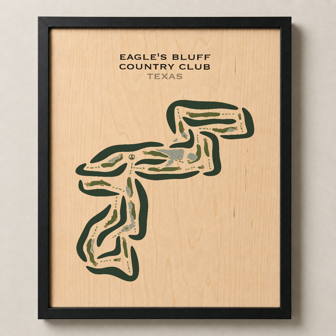 Eagle's Bluff Country Club, Texas - Printed Golf Course