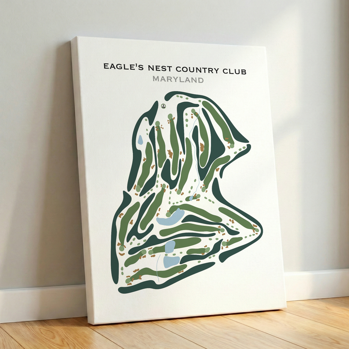 Eagle's Nest Country Club, Maryland - Printed Golf Courses