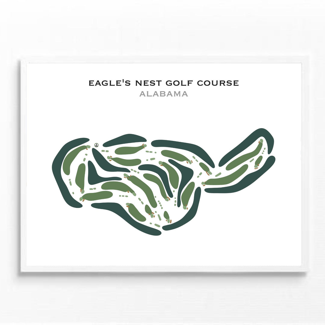 Eagle's Nest Golf Course, Alabama - Printed Golf Courses