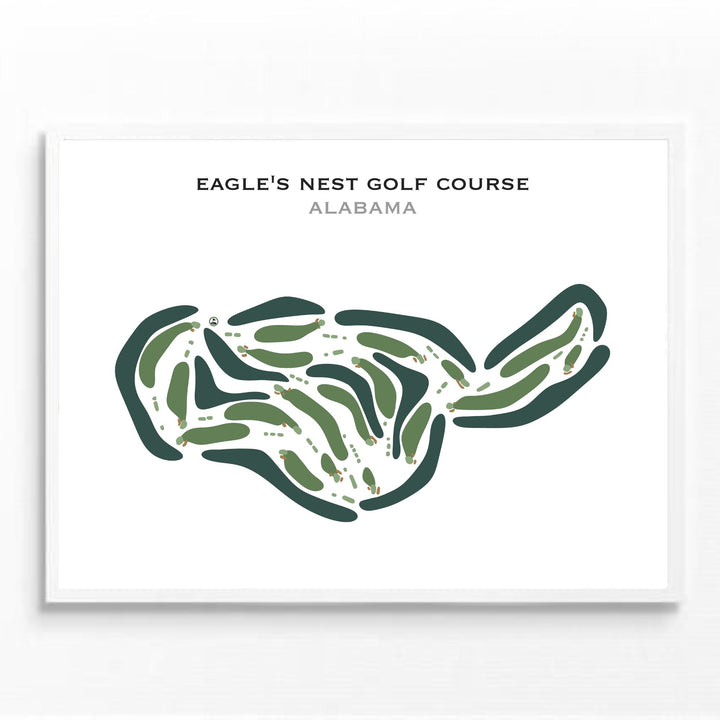 Eagle's Nest Golf Course, Alabama - Printed Golf Courses