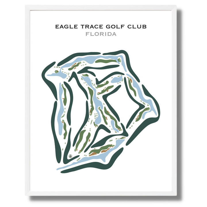 Eagle Trace Golf Club, Florida - Printed Golf Courses