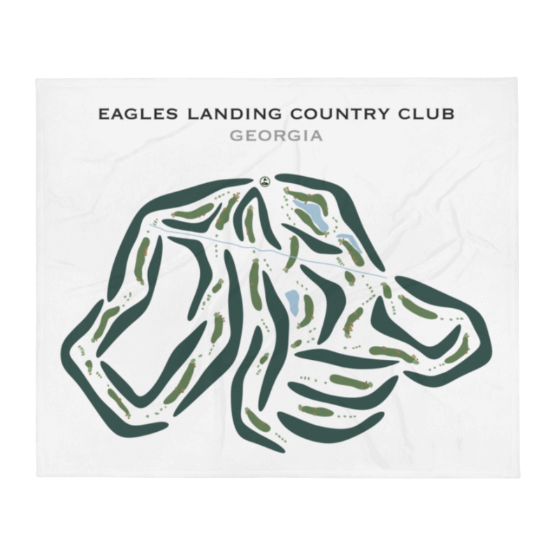 Eagles Landing Country Club, Georgia - Printed Golf Courses