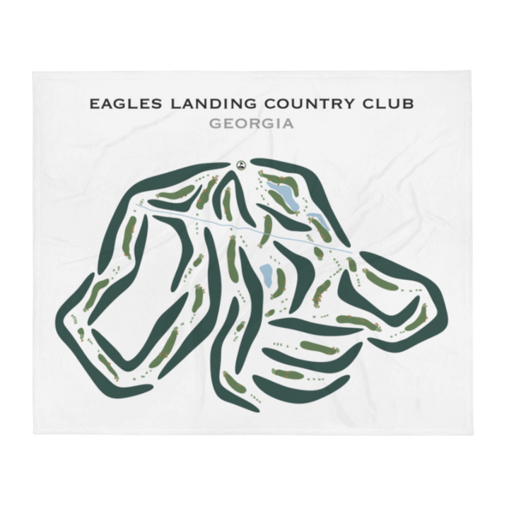 Eagles Landing Country Club, Georgia - Printed Golf Courses