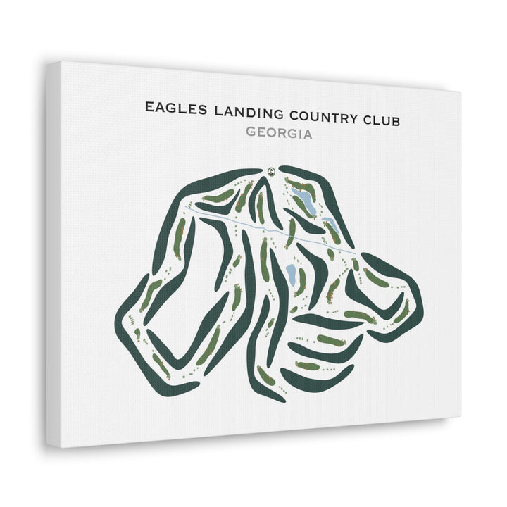 Eagles Landing Country Club, Georgia - Printed Golf Courses