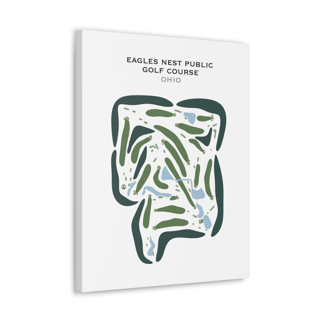 Eagles Nest Public Golf Course, Ohio - Printed Golf Courses