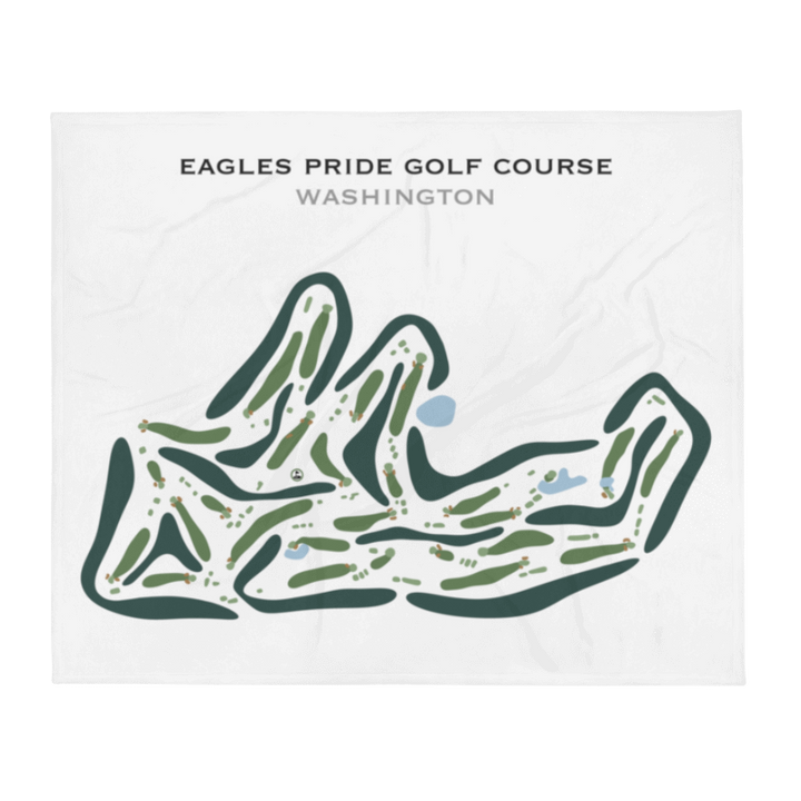 Eagles Pride Golf Course, Washington - Printed Golf Courses