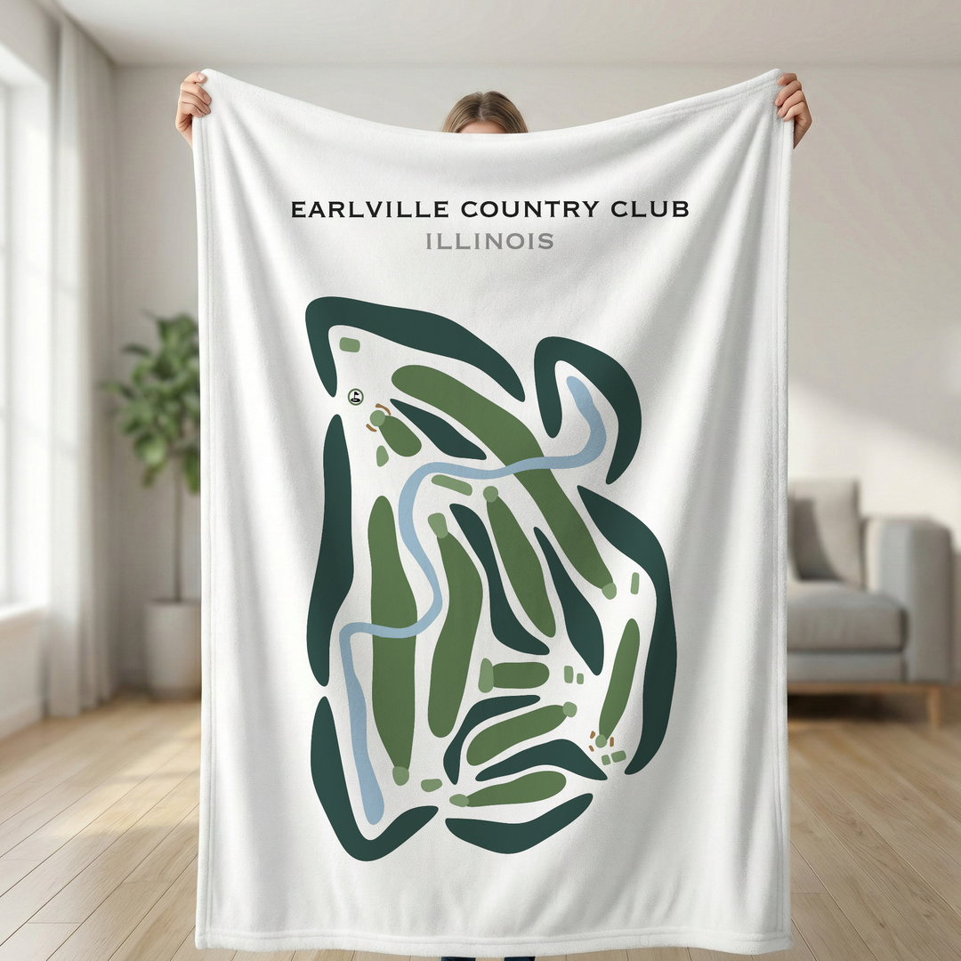 Earlville Country Club, Illinois - Printed Golf Courses