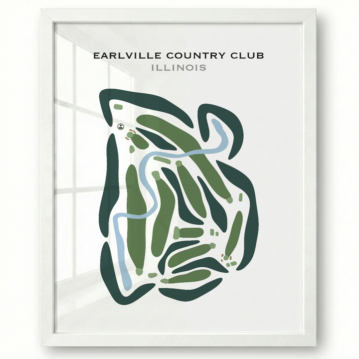 Earlville Country Club, Illinois - Printed Golf Courses