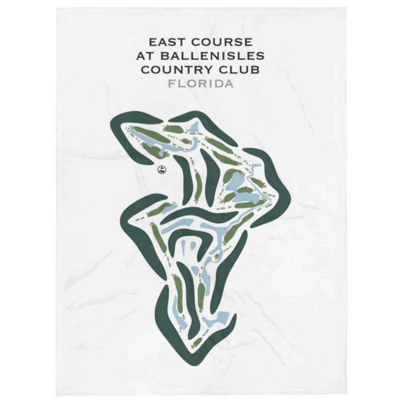 East Course at BallenIsles Country Club, Palm Beach Gardens, Florida - Printed Golf Courses