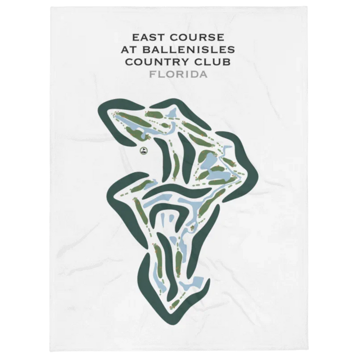 East Course at BallenIsles Country Club, Palm Beach Gardens, Florida - Printed Golf Courses