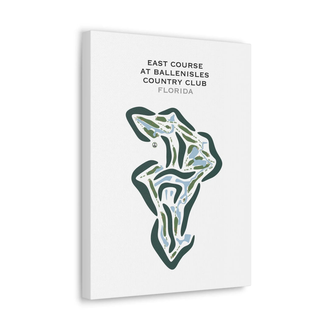 East Course at BallenIsles Country Club, Palm Beach Gardens, Florida - Printed Golf Courses
