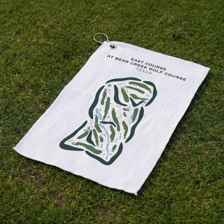 East Course at Bear Creek Golf Club, Texas - Printed Golf Courses