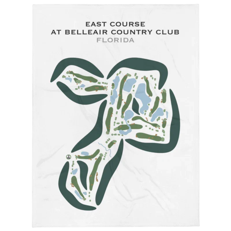 East Course at Belleair Country Club, Florida - Printed Golf Courses