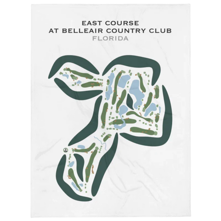 East Course at Belleair Country Club, Florida - Printed Golf Courses