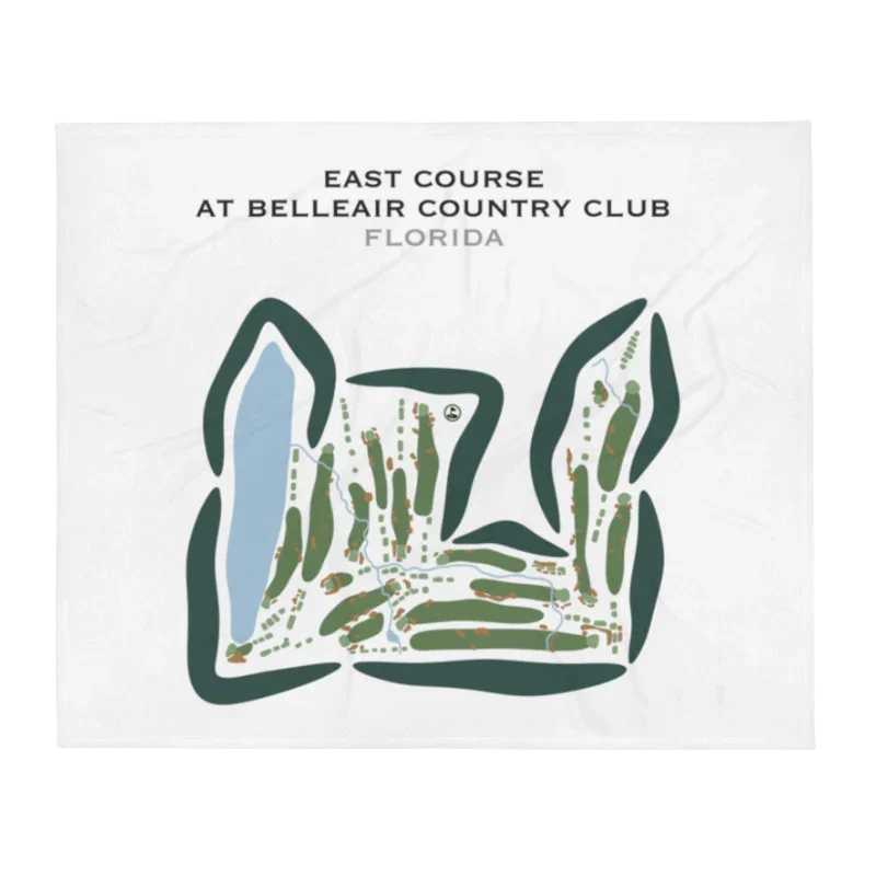East Course at Belleair Country Club, Florida - Printed Golf Courses