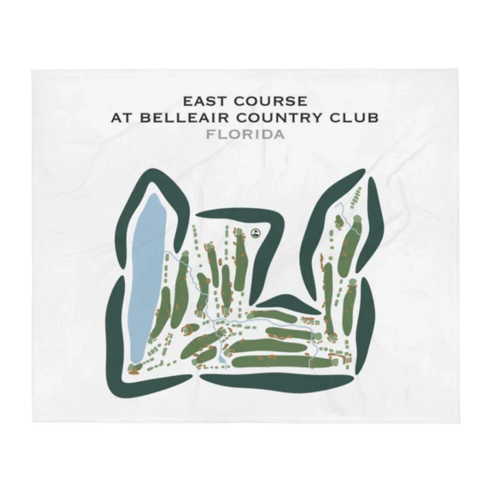 East Course at Belleair Country Club, Florida - Printed Golf Courses