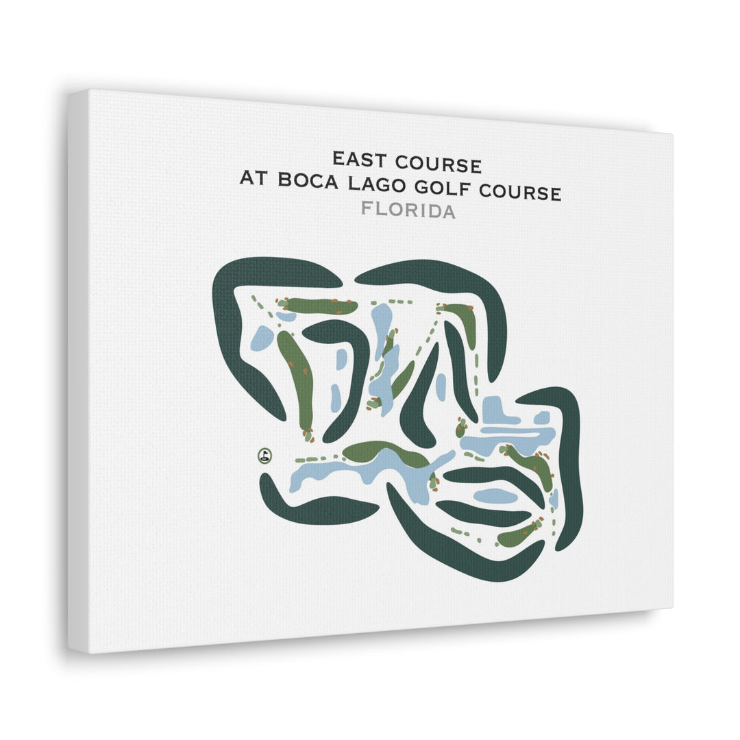 East Course at Boca Lago Golf Course, Florida - Printed Golf Courses