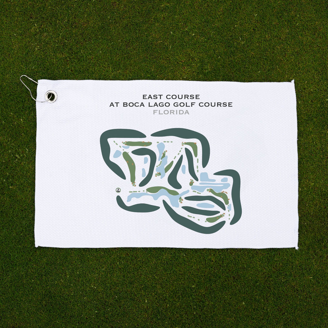 East Course at Boca Lago Golf Course, Florida - Printed Golf Courses