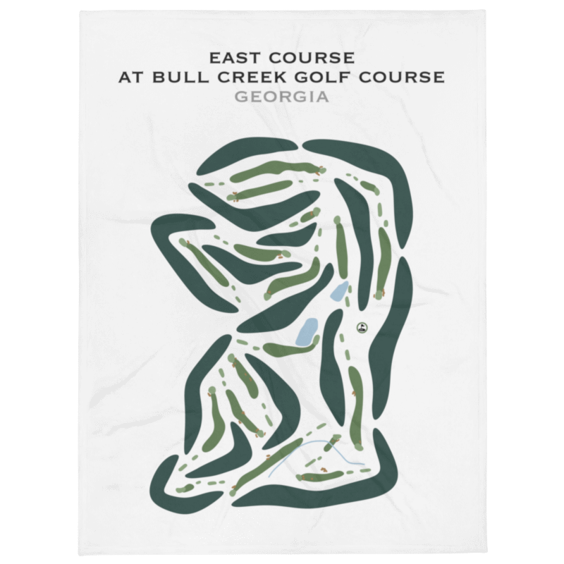 East Course at Bull Creek Golf Course, Georgia - Printed Golf Courses