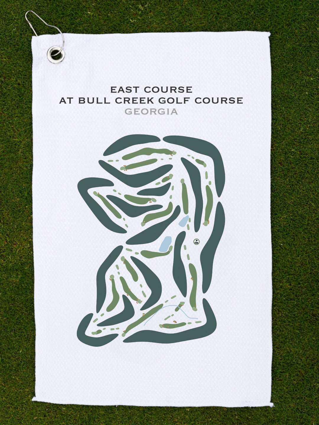 East Course at Bull Creek Golf Course, Georgia - Printed Golf Courses