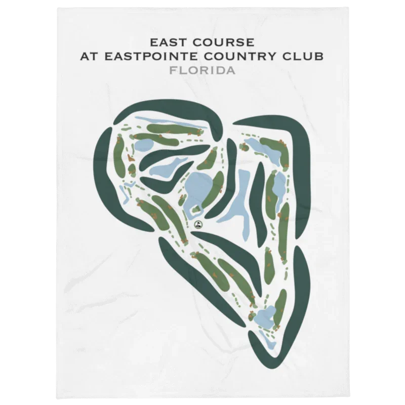 East Pointe Country Club, East Course, Florida - Printed Golf Courses