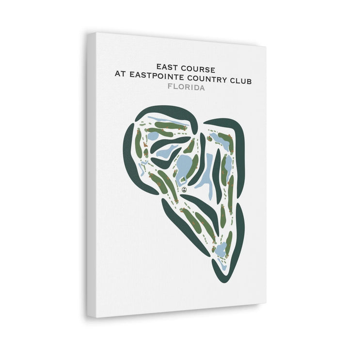 East Pointe Country Club, East Course, Florida - Printed Golf Courses