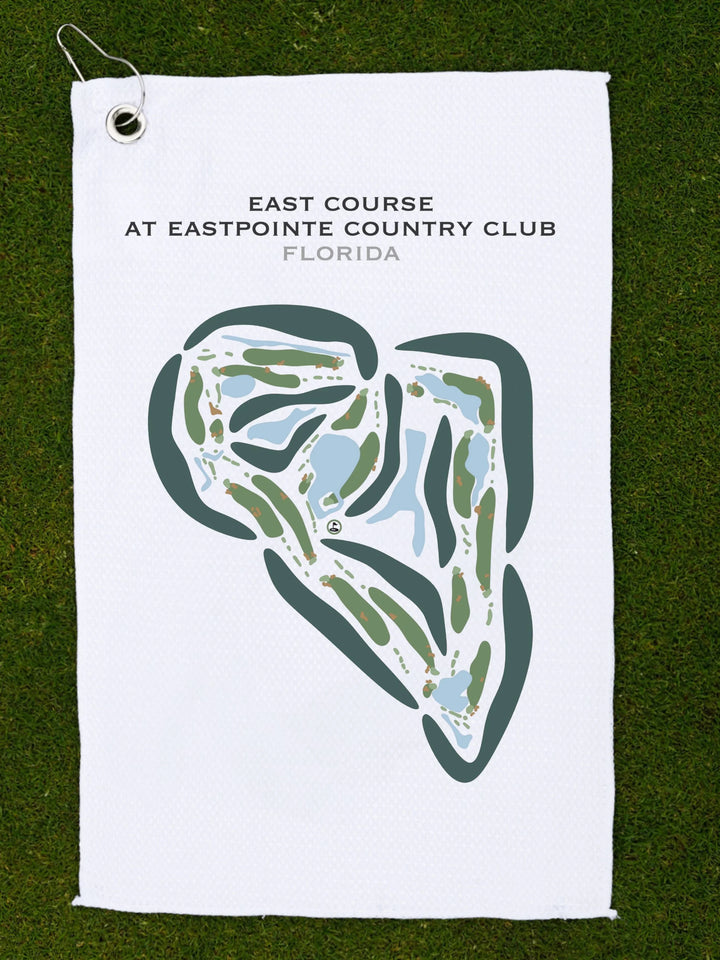 East Pointe Country Club, East Course, Florida - Printed Golf Courses