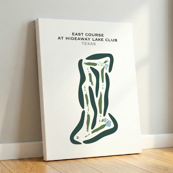 East Course at Hideaway Lake Club, Texas - Printed Golf Courses