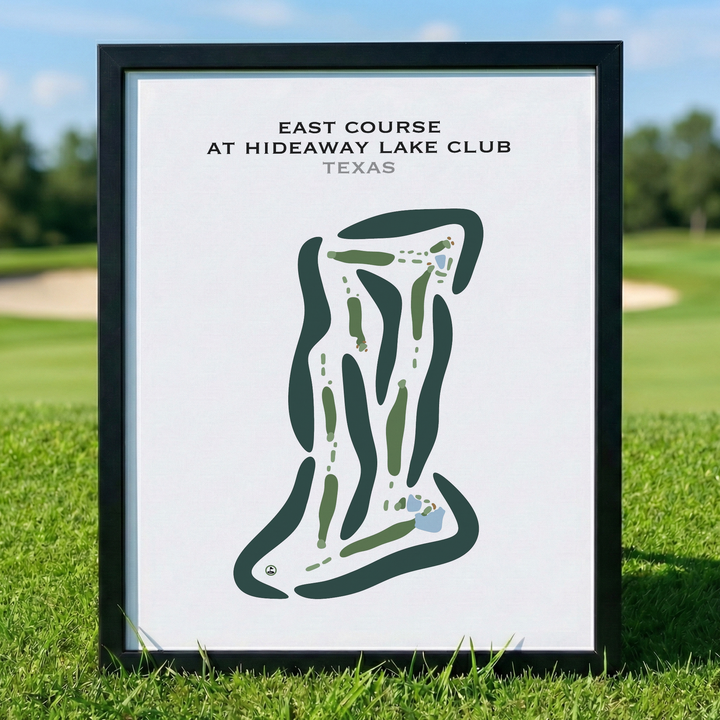 East Course at Hideaway Lake Club, Texas - Printed Golf Courses